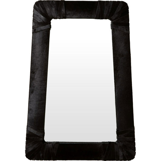 Gabriel Mirror by Global Views. Made from leather, mirror in a modern style.