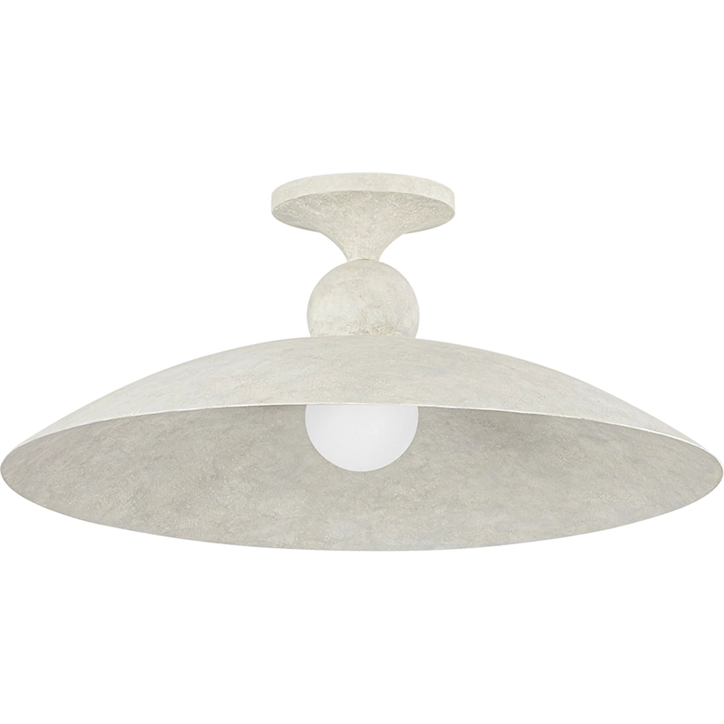 001 SI-2388433 | Primary Silo | Teelin Flush Mount by Hudson Valley in limewash plaster. Made from iron in a unique style.