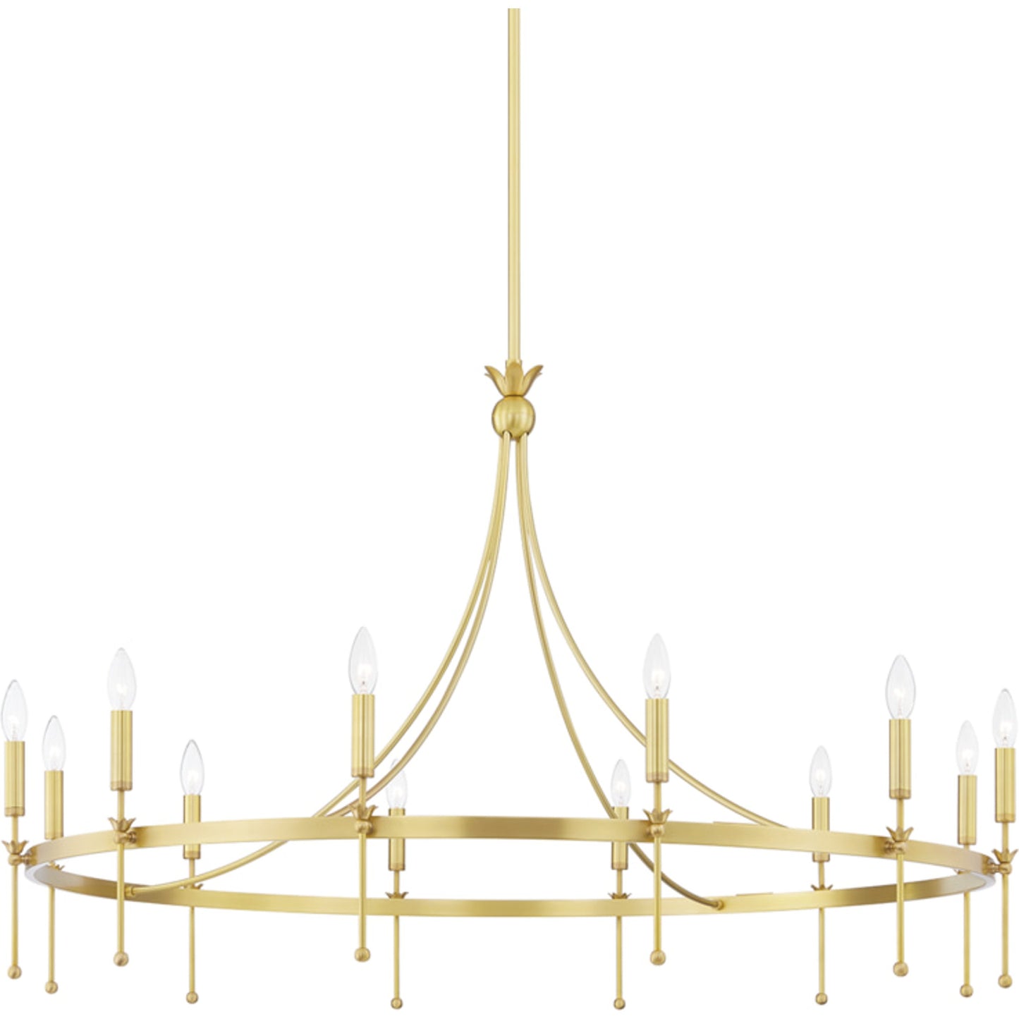 001 SI-1758850 | Primary Silo | Gates Chandelier by Hudson Valley. Made from steel in a transitional style.