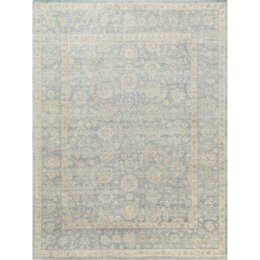 Harper Rug - Blue, Beige by Exquisite Rugs in light blue, beige. Made from new zealand wool in a unique style.