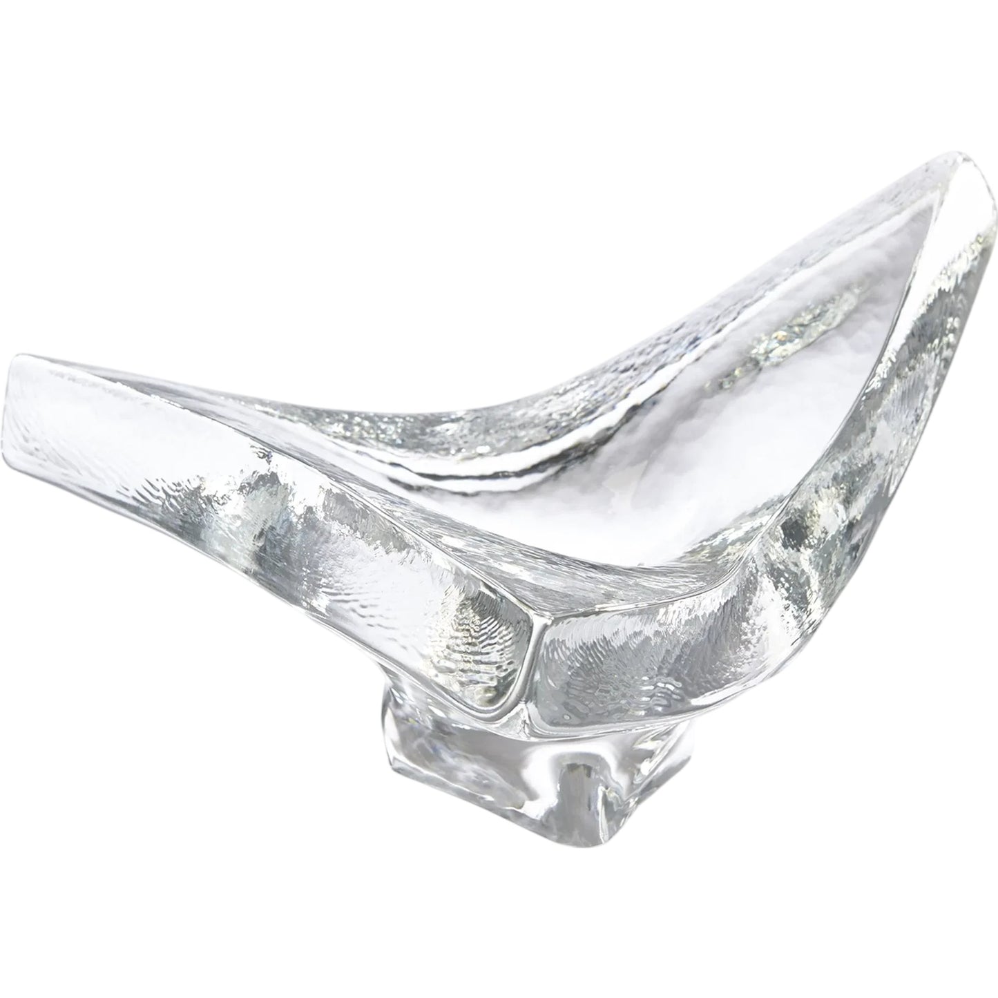 001 SI-2445780 | Primary Silo | Triangle Slab Bowl by Global Views in natural. Made from glass in a unique style.