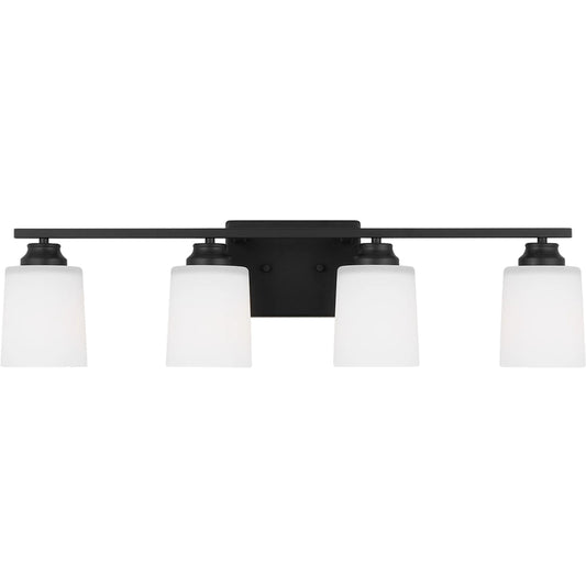 Vinton Four Light Wall / Bath Sconce by Visual Comfort & Co.. Made from steel in a transitional style.