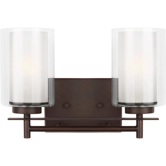 Elmwood Park Two Light Wall / Bath by Visual Comfort & Co.. Made from steel in a modern style.