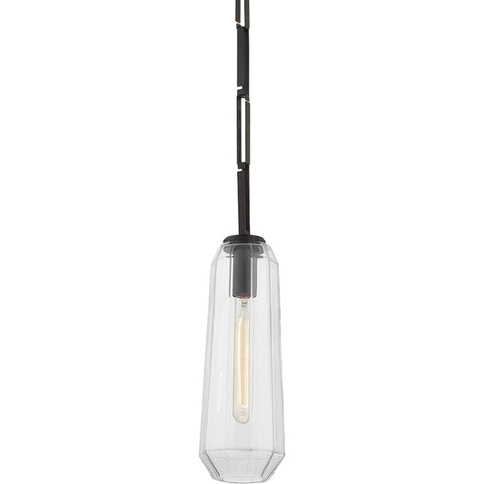 Copenhagen Pendant by Corbett. Made from brass in a modern style.