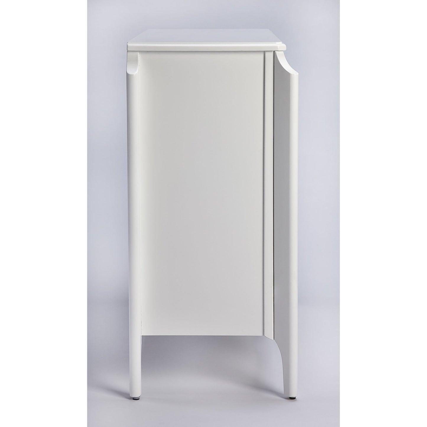 002 SR-770530 | Additional Silo | Wilshire Bookcase by Butler Specialty Company in white and glossy white. Made from rubberwood solids, oak veneers, mdf in a transitional style.