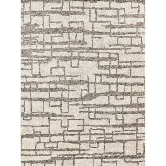 Aldridge Rug - Silver, Gray by Exquisite Rugs in silver, gray. Made from wool, bamboo silk in a unique style.