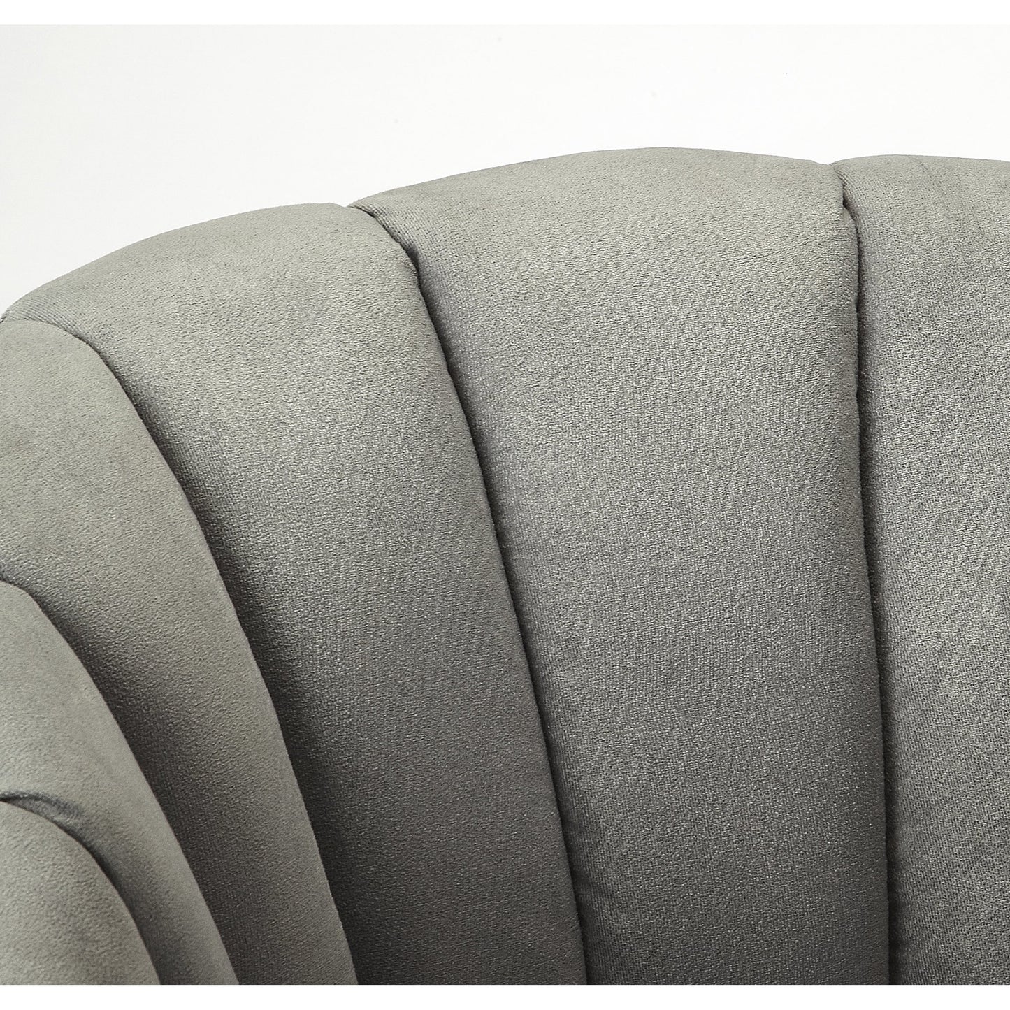 003 S-346305 | Additional Silo | Malcom Accent Chair by Butler Specialty Company in gray and white. Made from rubberwood solids, pine board, 2lb. foam, velvet fabric (100% polyester) in a transitional style.