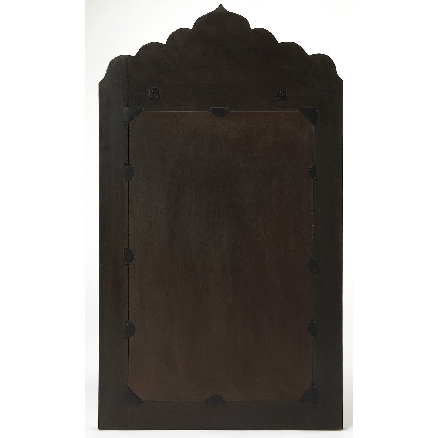 003 S-346402 | Additional Silo | Vivienne Wood & Bone Inlay Mirror by Butler Specialty Company in light brown and wood, bone inlay. Made from mdf, teak wood, resin, mirror in a eclectic & global style.