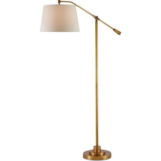 Maxstoke Floor Lamp by Currey and Company. Made from metal in a modern style.
