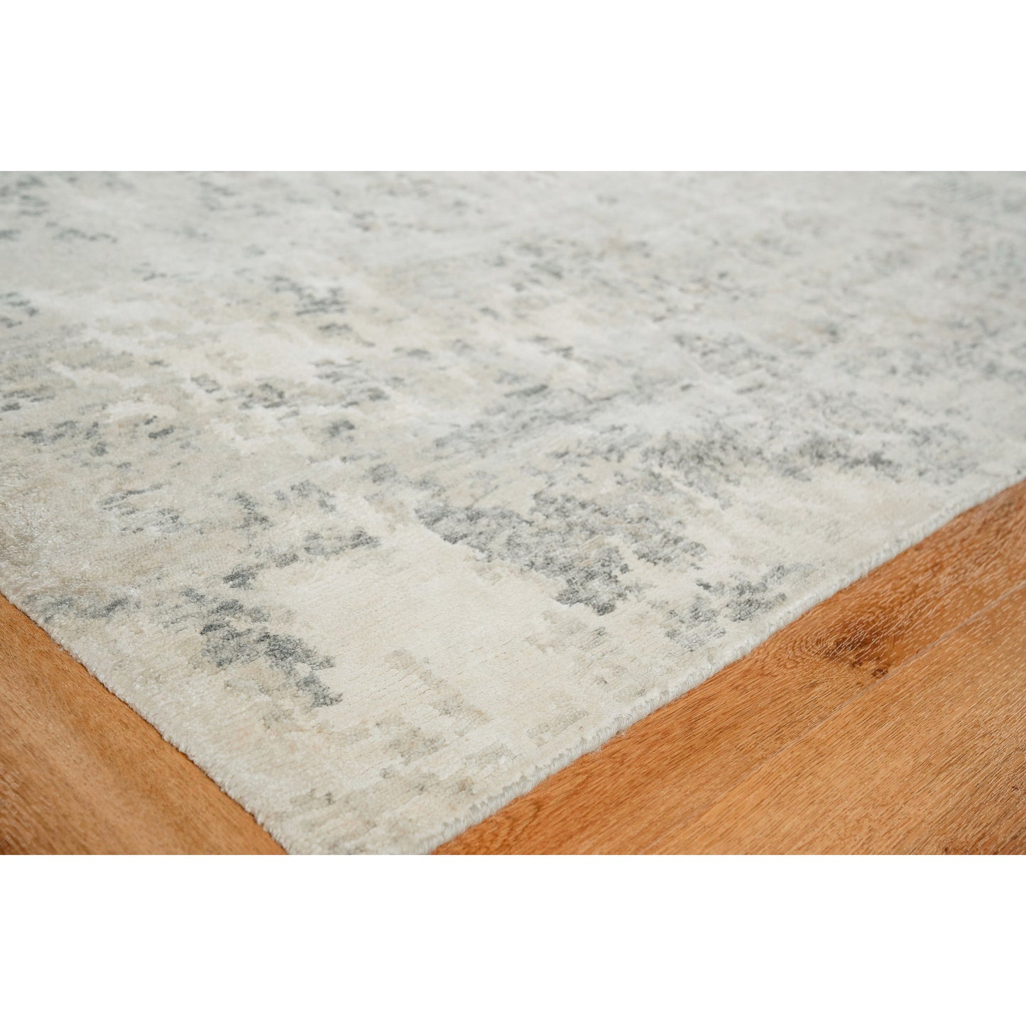 002 SI-1827838,SI-1827839,SI-1827840,SI-1827841,SI-1827842 | Closeup | Cosmo Rug - White by Exquisite Rugs in white. Made from new zealand wool, bamboo silk in a unique style.
