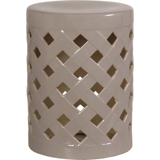 Criss Cross Stool by Emissary USA. Made from unique in a coastal style.