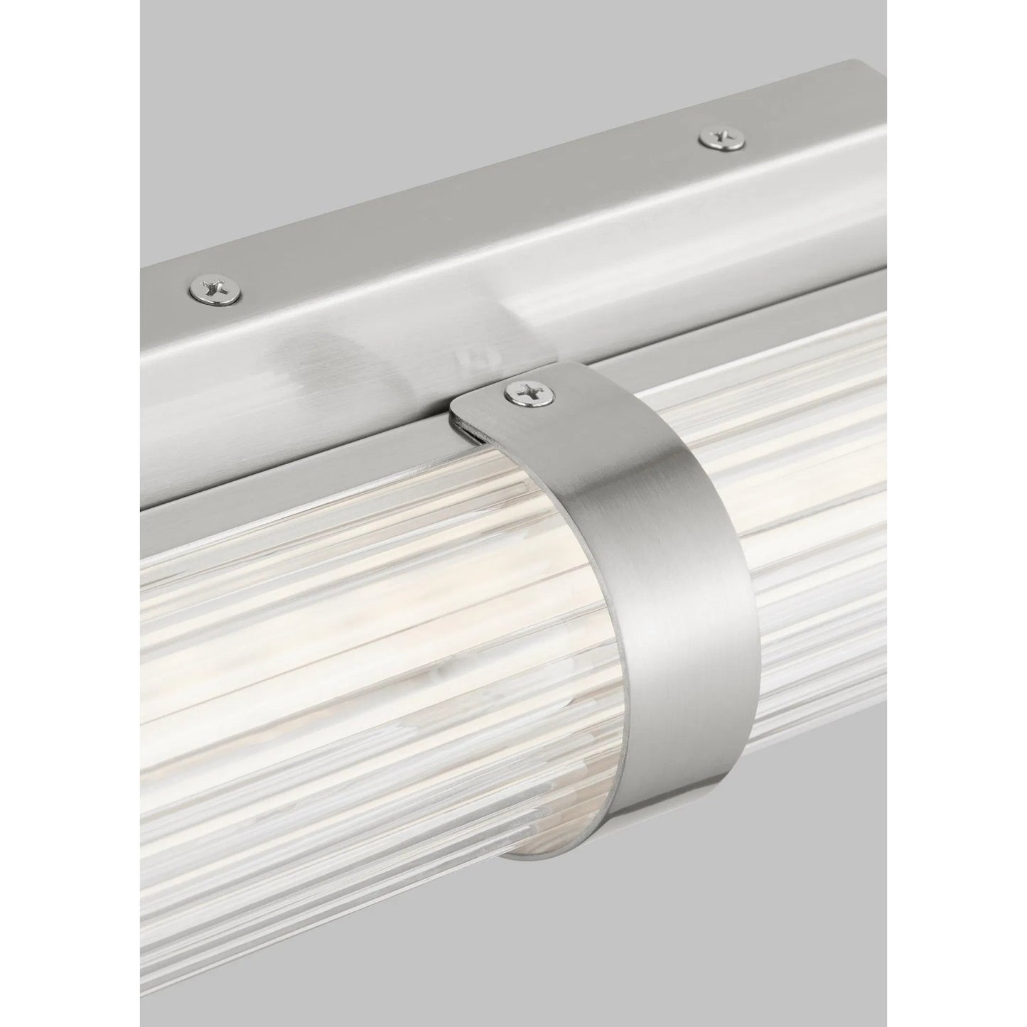 011 SI-2226663 | Closeup | Syden Medium LED Wall / Bath by Visual Comfort & Co.. Made from steel in a unique style.