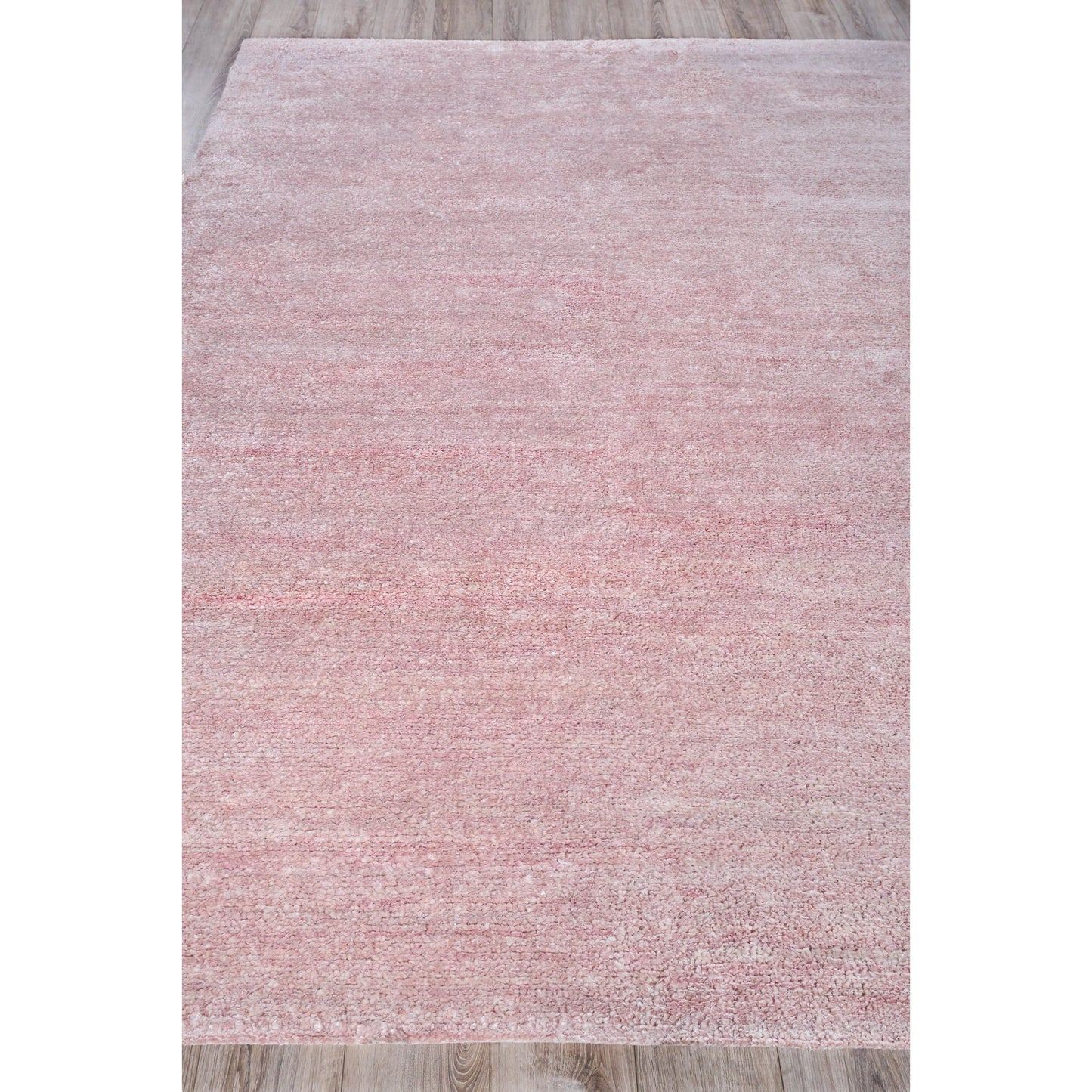 004 SI-1975359,SI-1975360,SI-1975361,SI-1975362 | Closeup | Plush 4641 Rug by Exquisite Rugs in pink. Made from bamboo silk, mohair in a unique style.