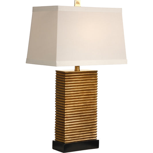 Abbington Lamp by Wildwood in gold, black. Made from unique in a modern style.