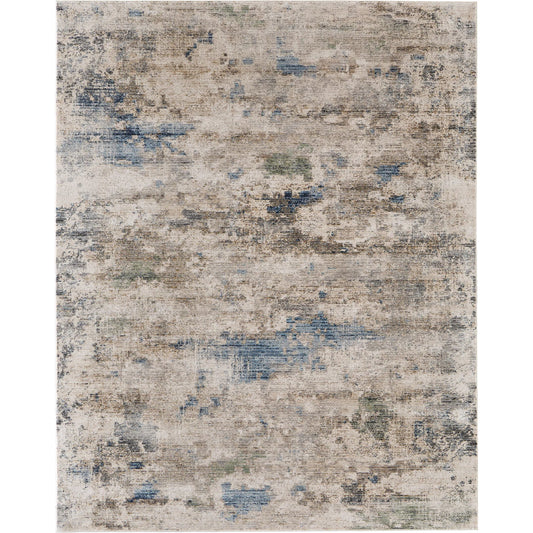 001 SI-2534496,SI-2534497,SI-2534498,SI-2534499,SI-2534500,SI-2534501 | Primary Silo | Sonora SNR39UBF Rug by Feizy in taupe, ivory, blue. Made from polypropylene, polyester, viscose in a unique style.