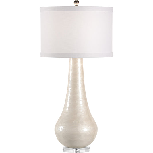 001 SR-384950 | Primary Silo | Cameron Lamp by Wildwood in cream enamel, clear. Made from other: metal in a modern style.