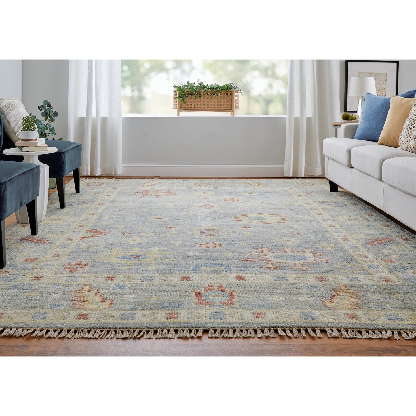 009 SI-2158844 | Lifestyle | Fillmore Traditional & Botanical Rug - FIL6954F by Feizy in blue, taupe, gray. Made from wool in a unique style.