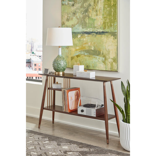 Betty Lamp by Wildwood in green glaze, antique brass. Made from ceramic in a eclectic & global style.