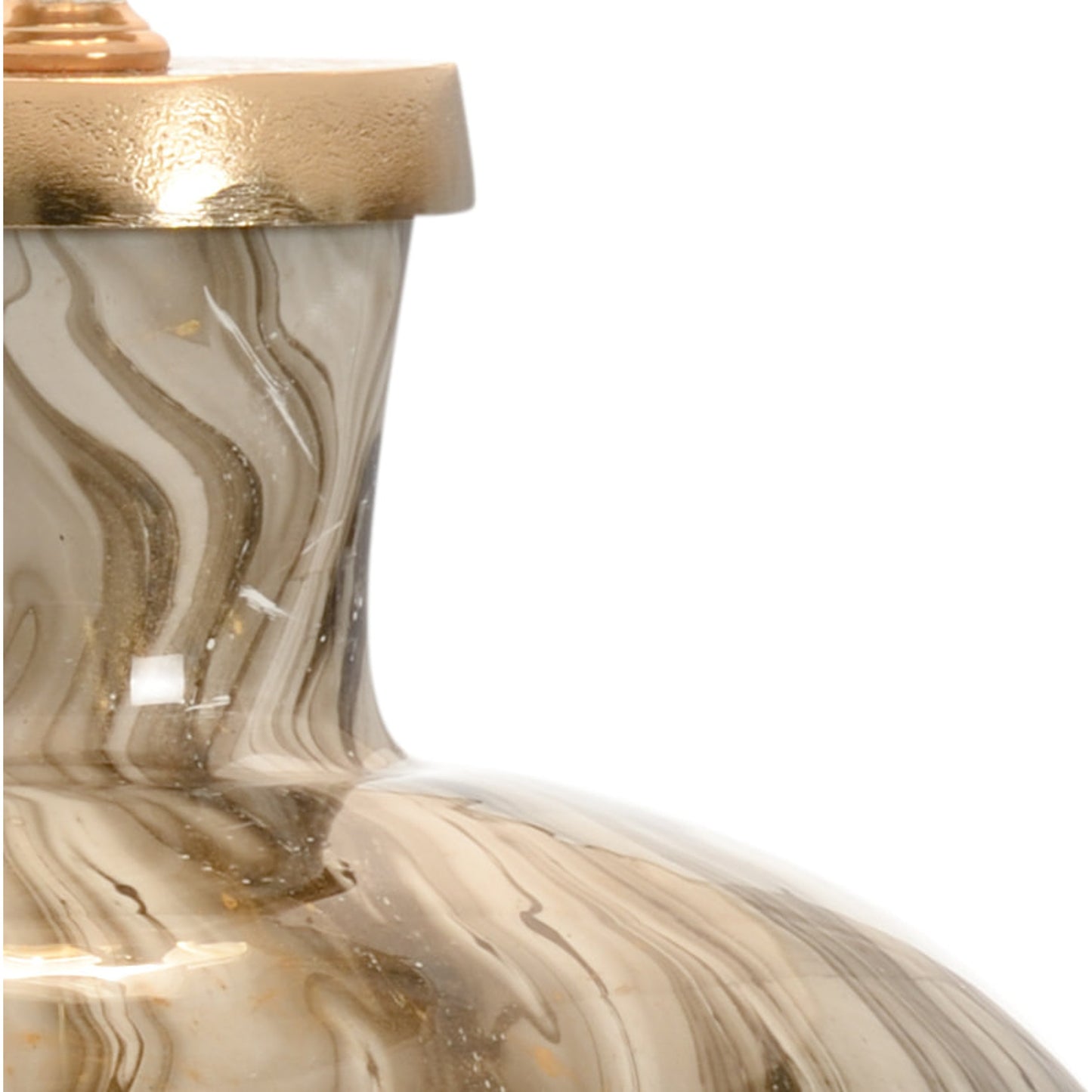 004 SR-837122 | Additional Silo | Cala Catta Gold Lamp by Wildwood in calacatta gold, brass. Made from glass, metal in a transitional style.