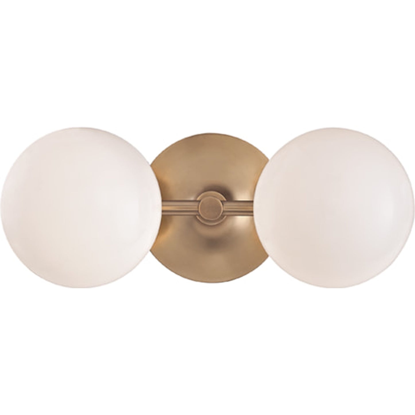001 S-310555 | Primary Silo | Fleming Bath Bracket Light by Hudson Valley in aged brass. Made from steel in a modern style.