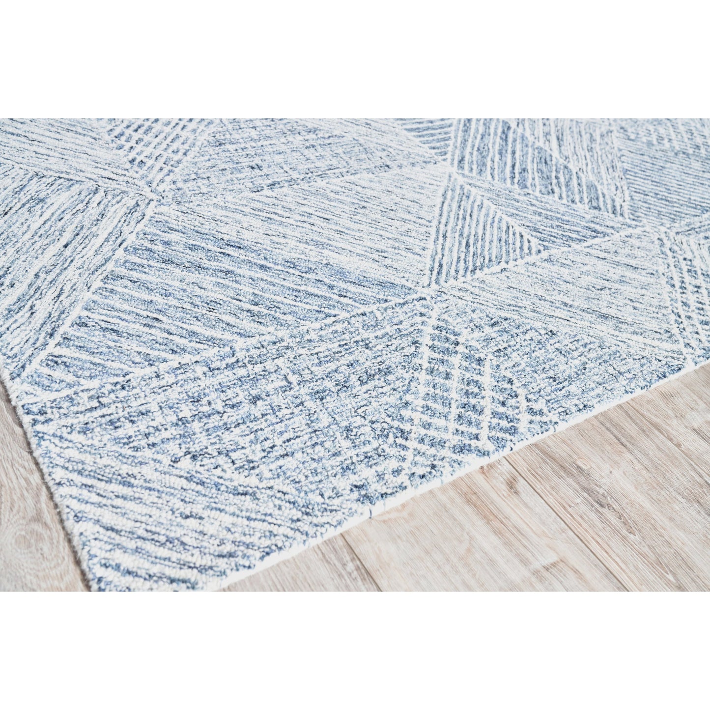 002 SI-1827500,SI-1827501,SI-1827502,SI-1827503,SI-1827504,SI-1827505 | Closeup | Caprice Rug - Navy Blue, Ivory by Exquisite Rugs in navy blue, ivory. Made from new zealand wool in a unique style.