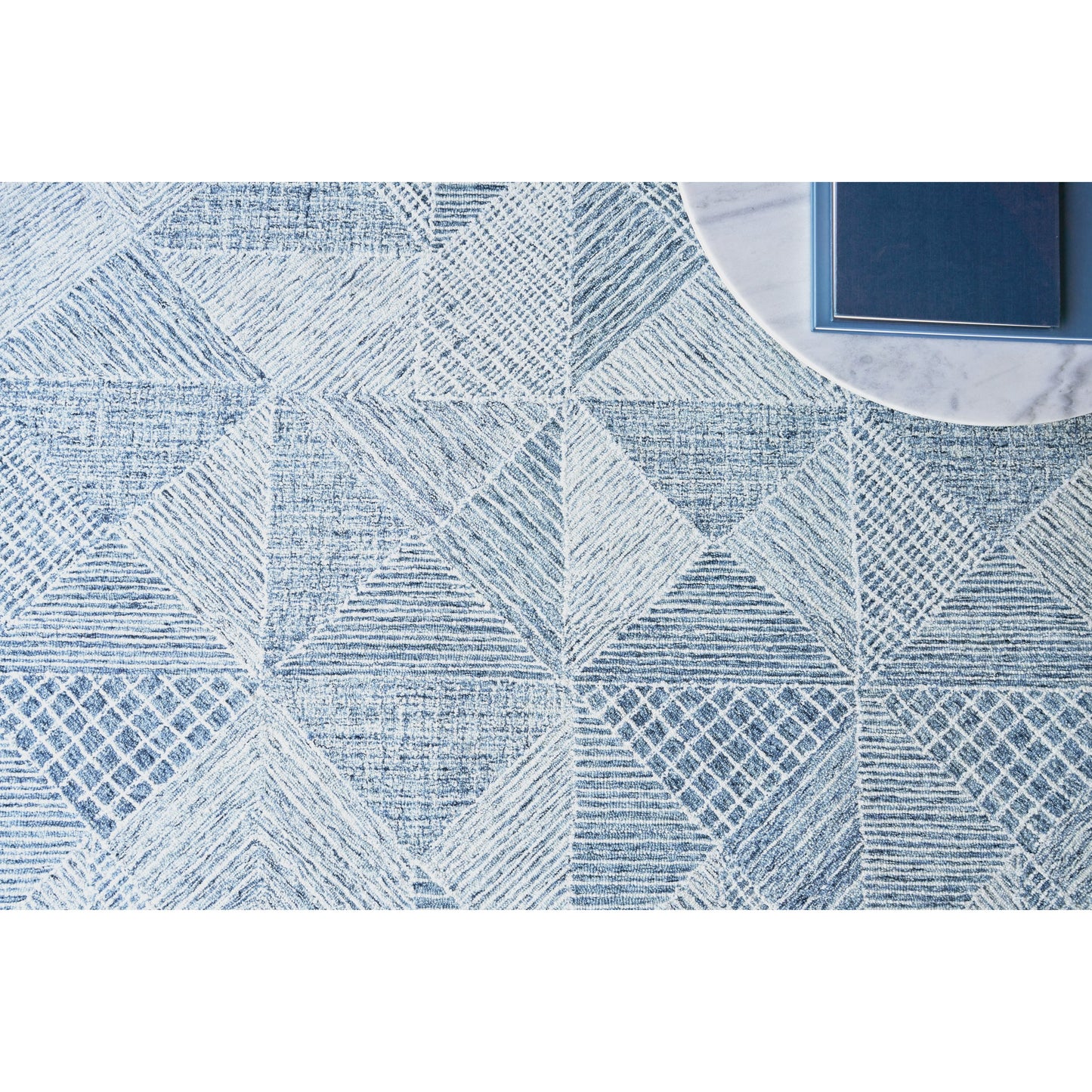 006 SI-1827500,SI-1827501,SI-1827502,SI-1827503,SI-1827504,SI-1827505 | Lifestyle | Caprice Rug - Navy Blue, Ivory by Exquisite Rugs in navy blue, ivory. Made from new zealand wool in a unique style.