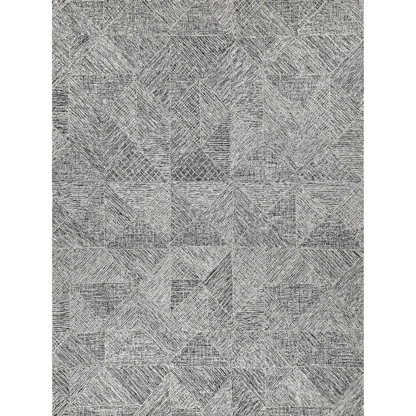 001 SI-2384246,SI-2384247,SI-2384248 | Primary Silo | Caprice 4760 Rug by Exquisite Rugs in black, silver. Made from new zealand wool in a unique style.