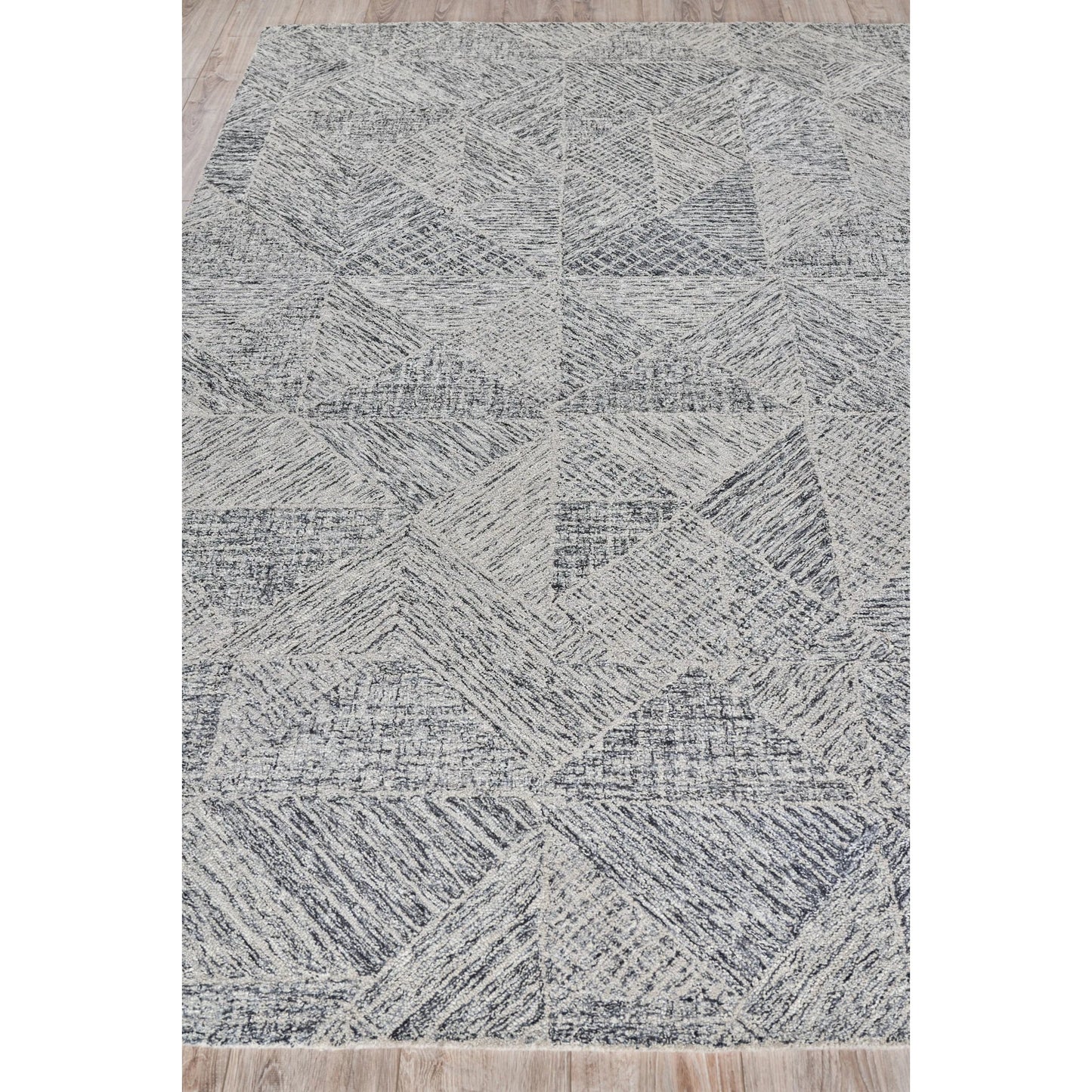 003 SI-2384246,SI-2384247,SI-2384248 | Additional Silo | Caprice 4760 Rug by Exquisite Rugs in black, silver. Made from new zealand wool in a unique style.