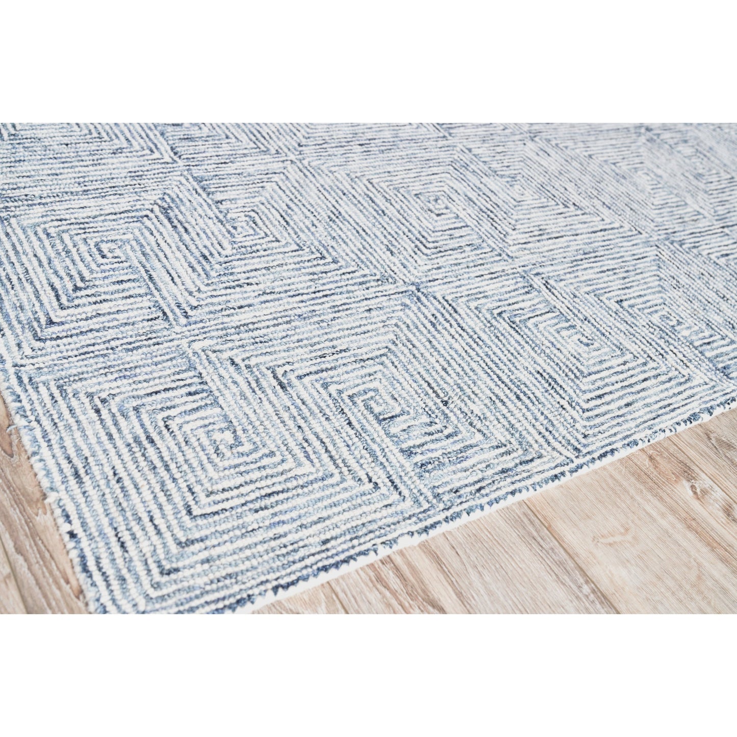 002 SI-1827578,SI-1827579,SI-1827580,SI-1827581,SI-1827582,SI-1827583 | Closeup | Caprice 4774 Rug by Exquisite Rugs in blue, ivory. Made from new zealand wool in a unique style.