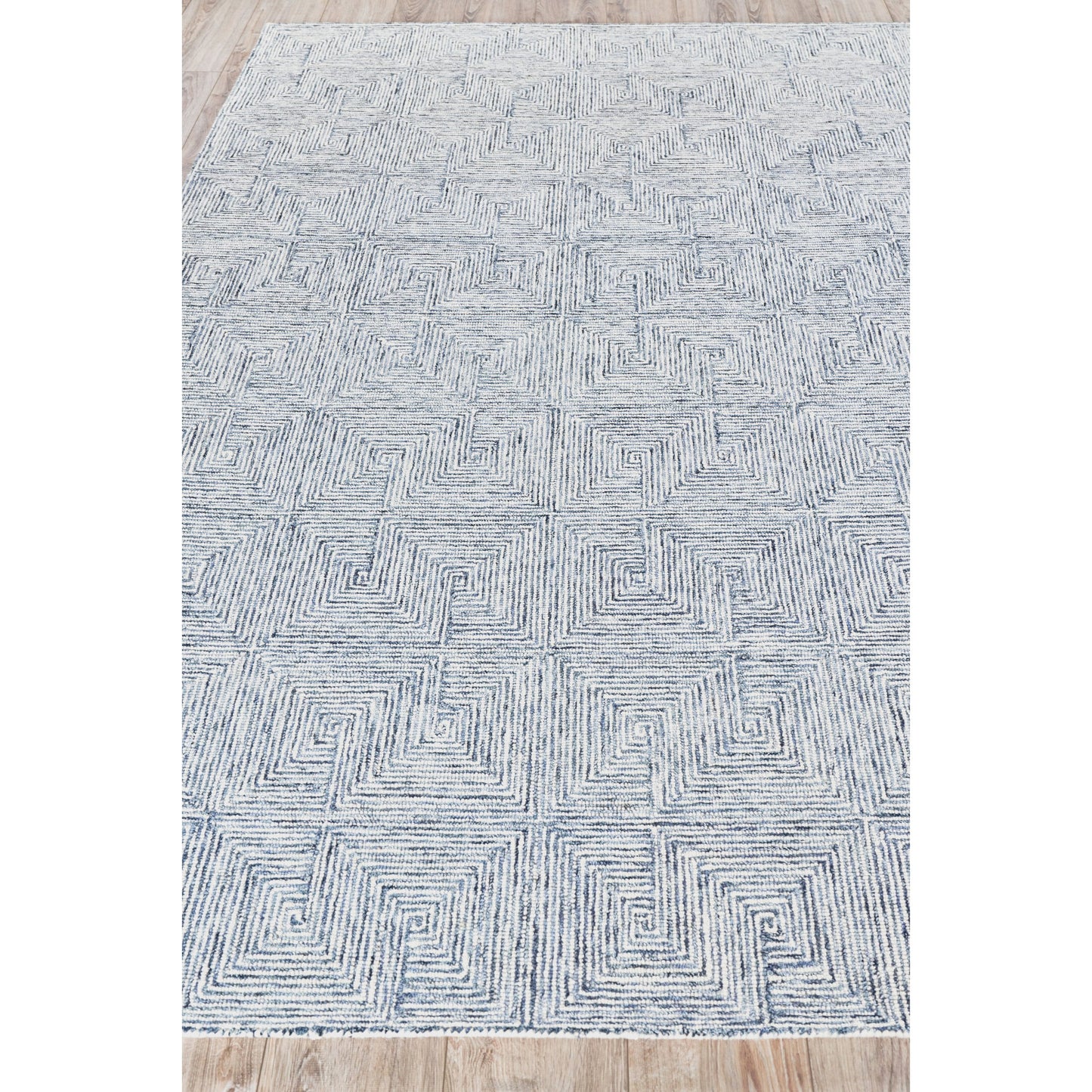 003 SI-1827578,SI-1827579,SI-1827580,SI-1827581,SI-1827582,SI-1827583 | Closeup | Caprice 4774 Rug by Exquisite Rugs in blue, ivory. Made from new zealand wool in a unique style.