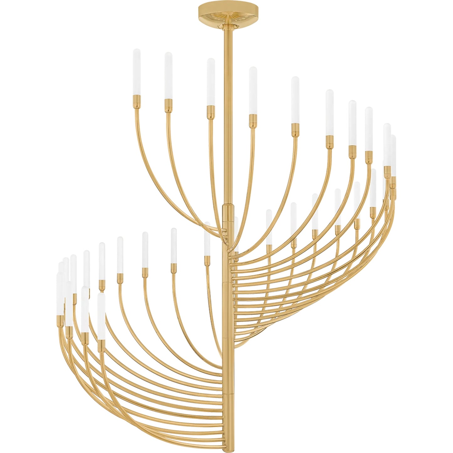 001 SI-2327674 | Primary Silo | Amalthea 32-Light Chandelier by Corbett in vintage brass. Made from brass in a traditional style.