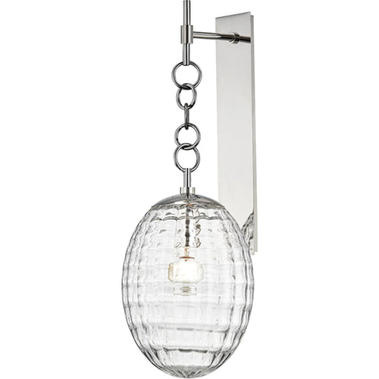 Venice Wall Sconce by Hudson Valley. Made from steel in a transitional style.