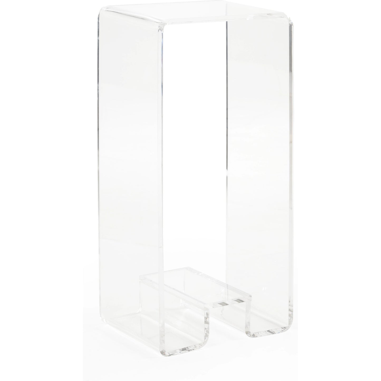 001 SI-2106137 | Primary Silo | Mykonos Pedestal by Wildwood in clear. Made from acrylic in a modern style.