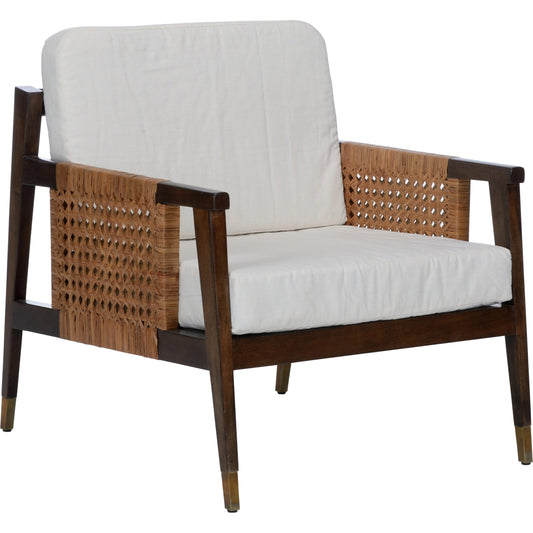Isle of Palms Lounge Chair by Wildwood in brown, natural, natural. Made from wood/cane in a cottage & farmhouse style.