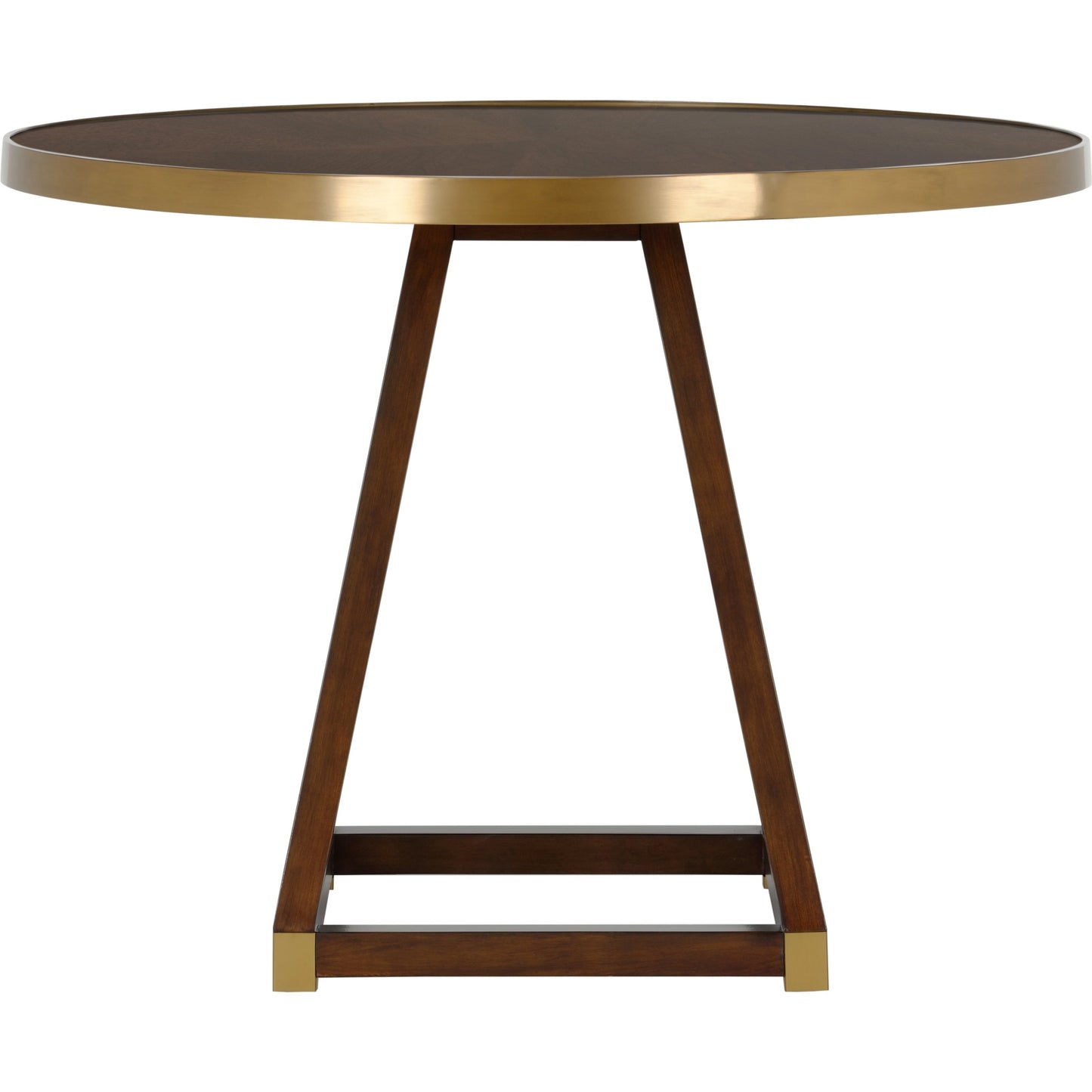 002 SI-2106191 | Additional Silo | Renzo Center Table by Wildwood in brown, antique brass. Made from wood/metal in a modern style.