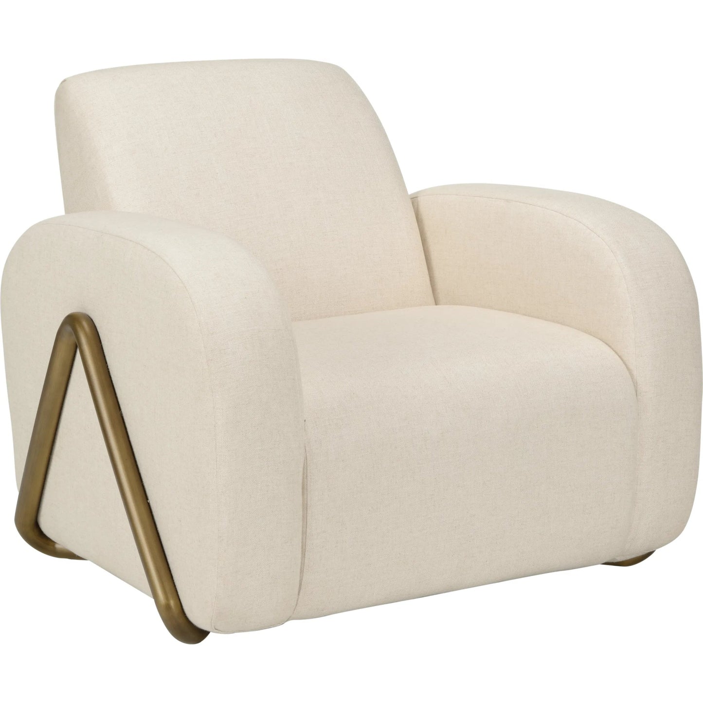 001 SI-2106218 | Primary Silo | Renzo Chair by Wildwood in natural, antique brass. Made from unique in a unique style.