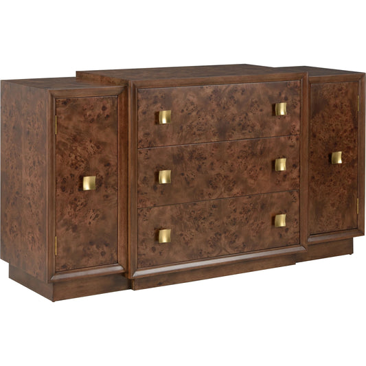 001 SI-2335315 | Primary Silo | Robinson Cabinet by Wildwood in brown and burl veneer. Made from unique in a traditional style.