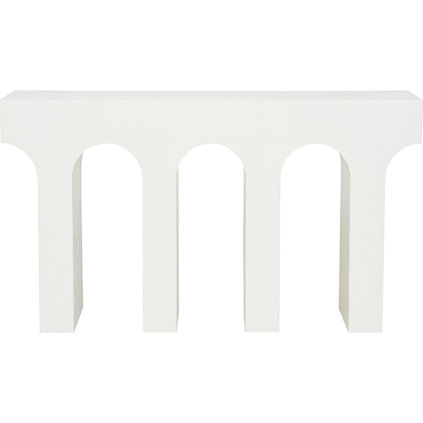 002 SI-2335080 | Additional Silo | Arcade Console Table by Wildwood in white, cream and white gesso. Made from unique in a unique style.