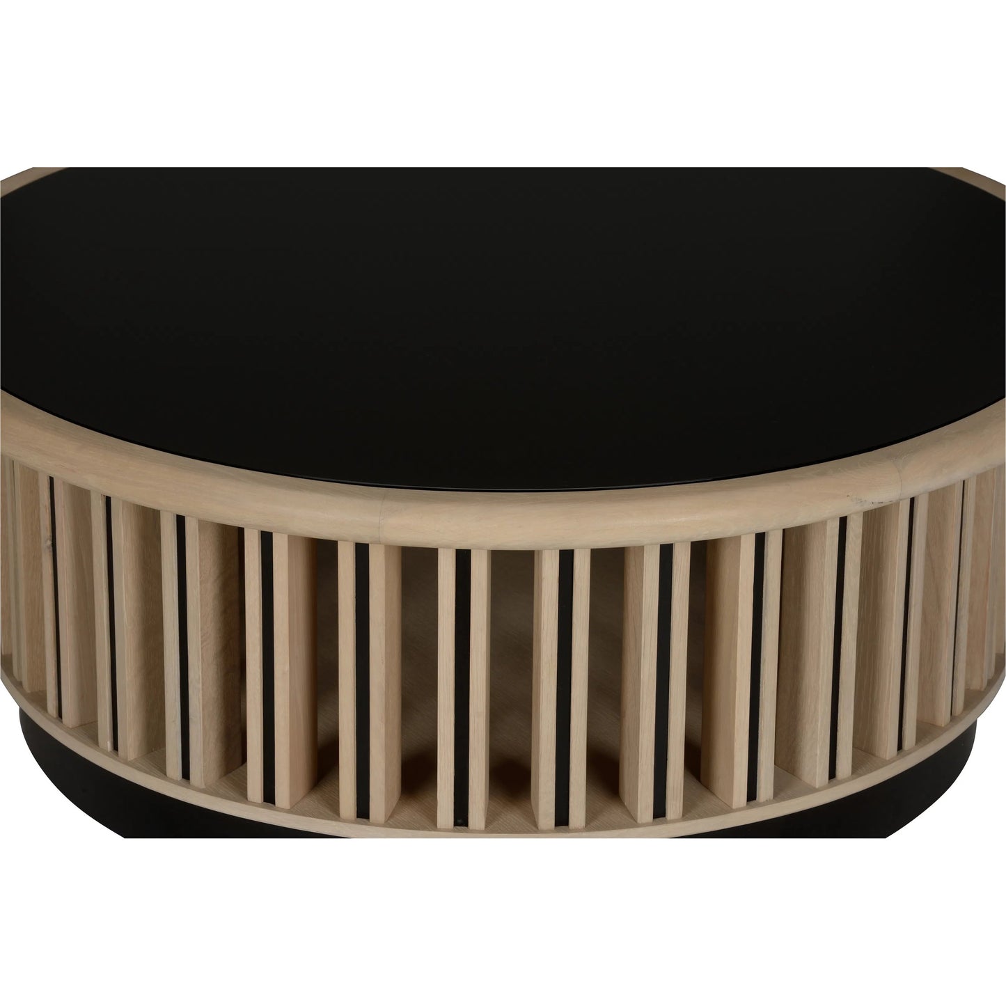 002 SI-2335280 | Additional Silo | Perret Cocktail Table by Wildwood in brown, black and white oak, coffee bronze, black. Made from unique in a unique style.