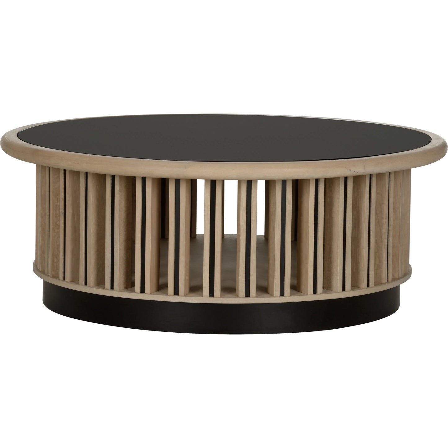 001 SI-2335280 | Primary Silo | Perret Cocktail Table by Wildwood in brown, black and white oak, coffee bronze, black. Made from unique in a unique style.