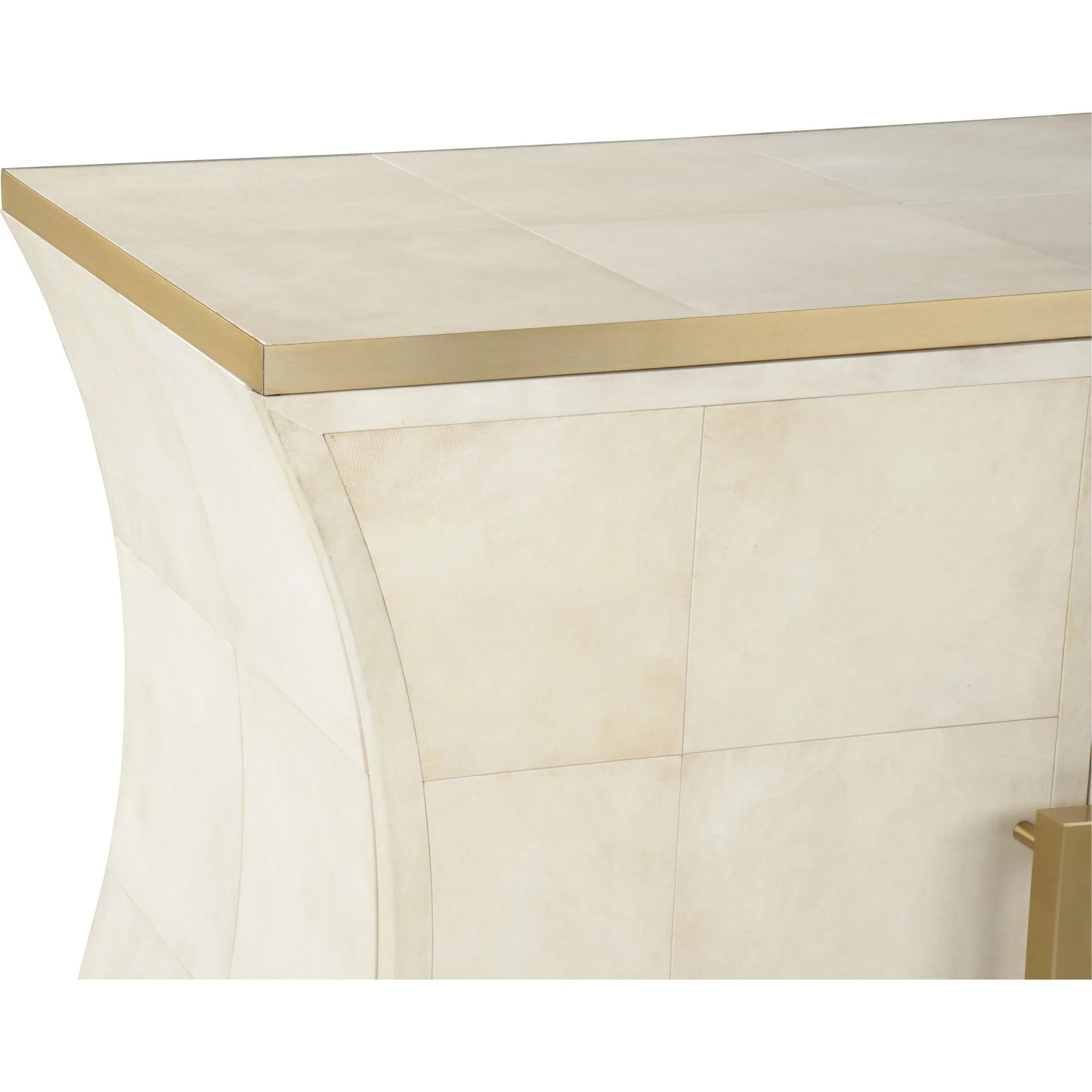 008 SI-2335237 | Closeup | Mikami Cabinet by Wildwood in white, cream and cream. Made from unique in a transitional style.