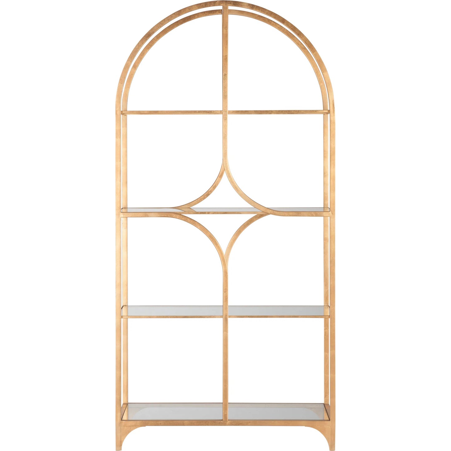 003 SI-2387912 | Additional Silo | Atwood Etagere by Wildwood in gold leaf. Made from unique in a unique style.