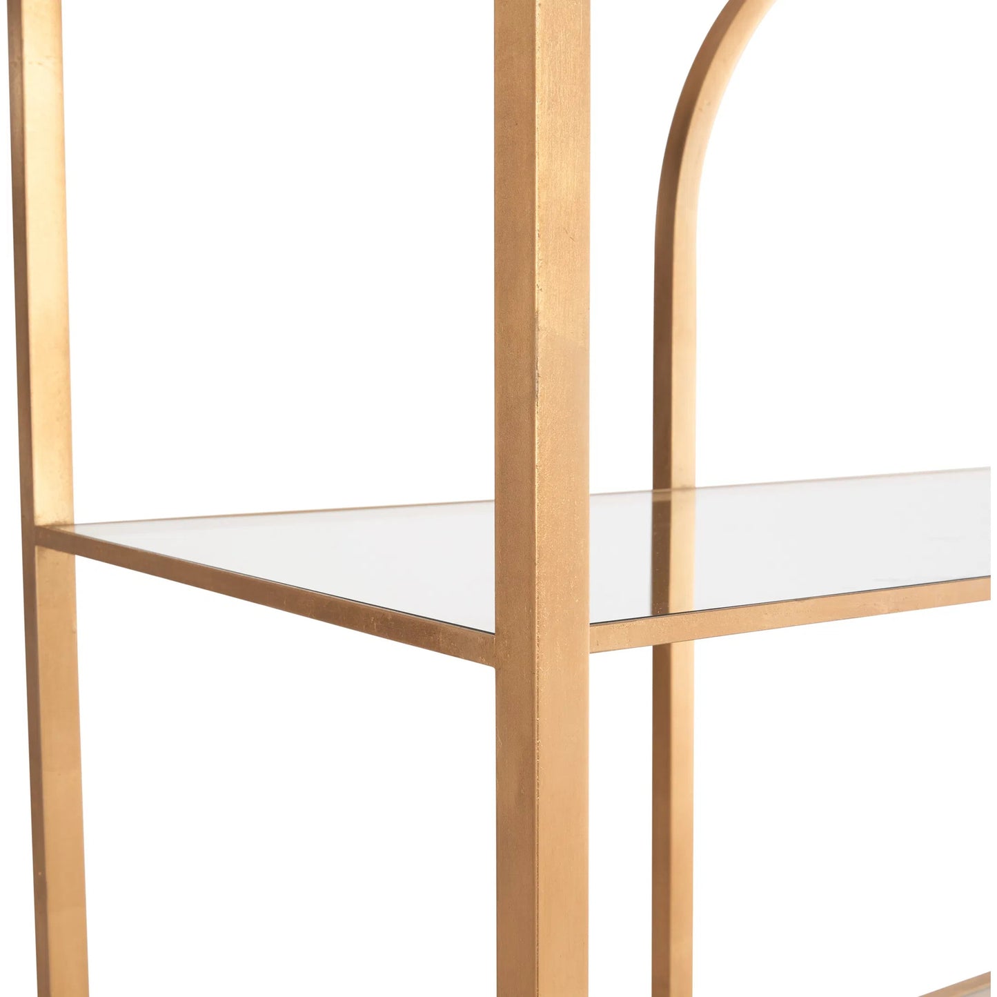 005 SI-2387912 | Additional Silo | Atwood Etagere by Wildwood in gold leaf. Made from unique in a unique style.