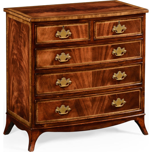 001 SR-846052 | Primary Silo | Buckingham Mahogany Bedside Chest of Drawers by Jonathan Charles in brown and medium antique mahogany. Made from mahogany in a traditional style.