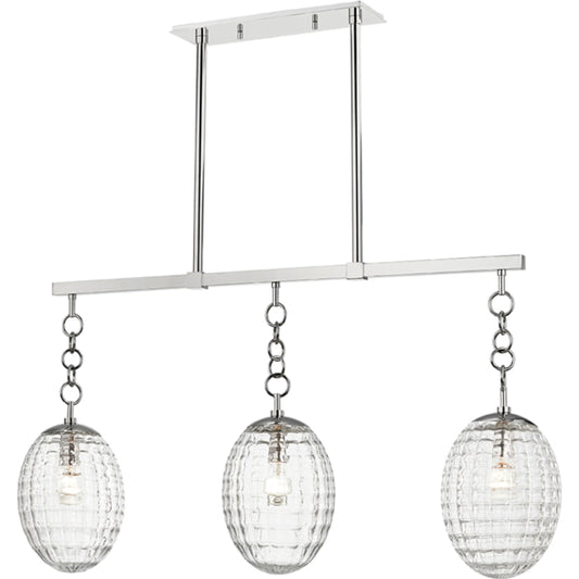 Venice Island Light by Hudson Valley in polished nickel. Made from steel in a modern style.