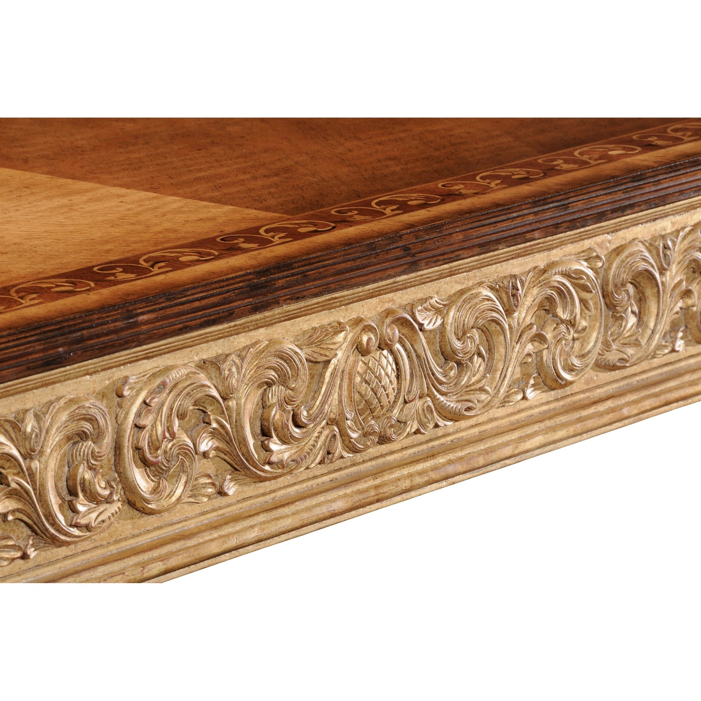 003 SR-847450 | Additional Silo | Versailles Louis Xiv Style Rectangular Coffee Table by Jonathan Charles in gold and light antique gold-leaf. Made from acacia in a traditional style.