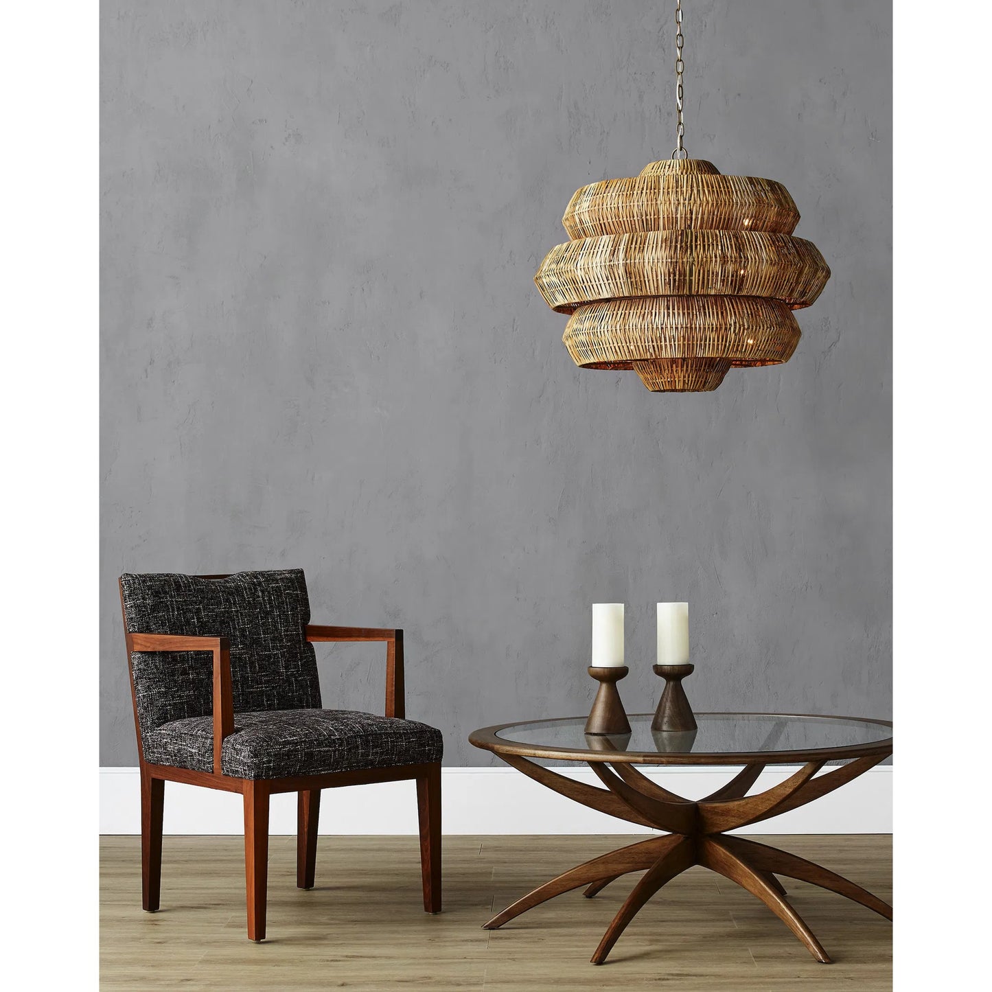 030 S-223944 | Lifestyle | Antibes Chandelier by Currey and Company. Made from unique in a modern style.