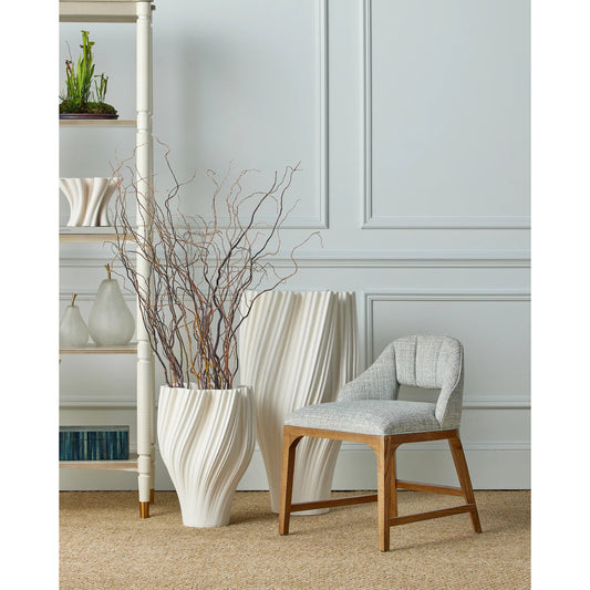 Inga Chair by Currey and Company in morel brown, greenlight powder. Made from red oak in a transitional style.