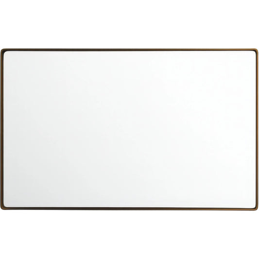 001 SI-2536997 | Primary Silo | Kye Rounded Rectangular Wall Mirror by Varaluz in bronze, brown. Made from steel in a unique style.