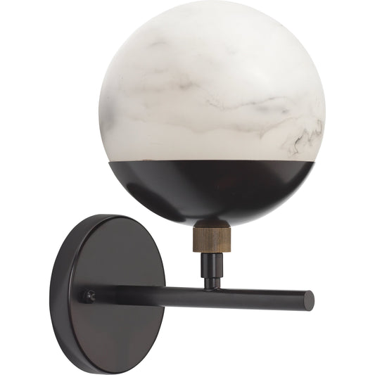Metro Wall Sconce by Jamie Young in oil rubbed bronze. Made from metal in a modern style.